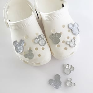 Image of Sparkle Mouse Croc Charms (Set of 2)