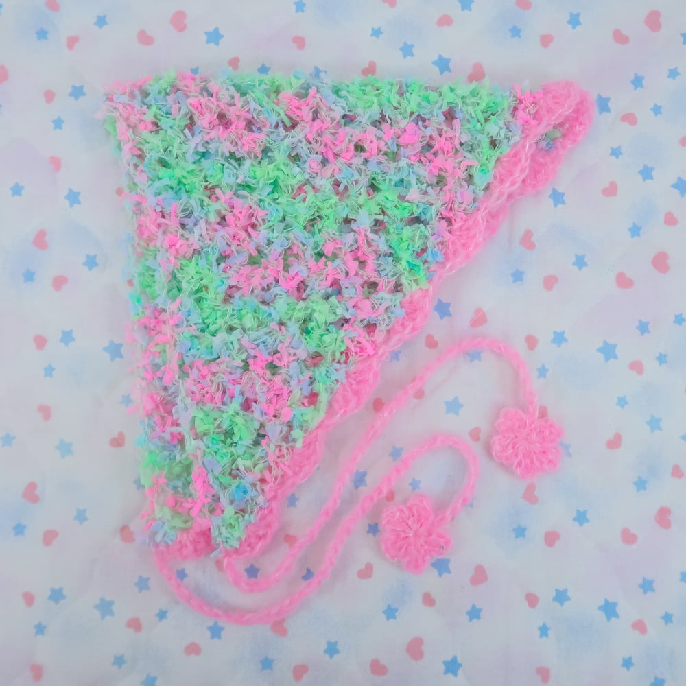 Crochet Bandana Headdress: Gummy