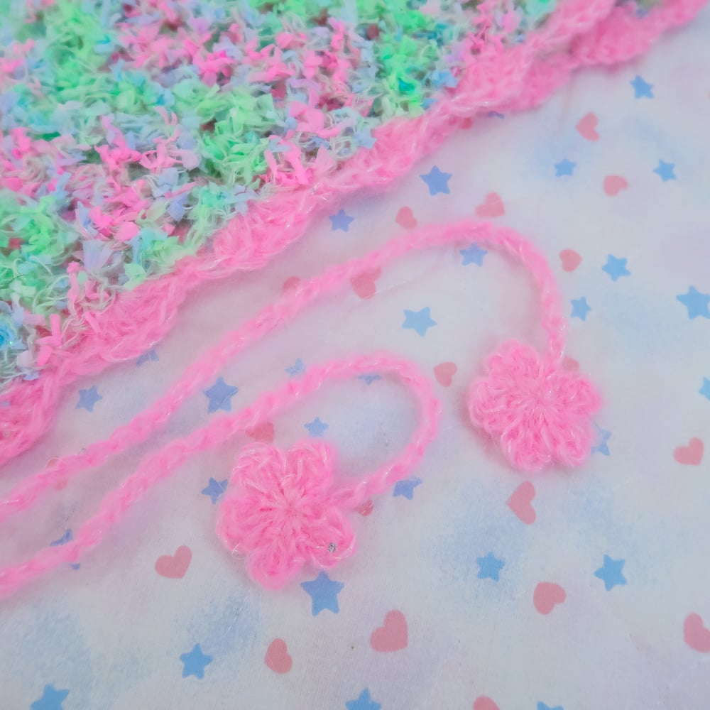 Crochet Bandana Headdress: Gummy