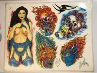 1996 Edward Lee production flash sheet laminated c-24