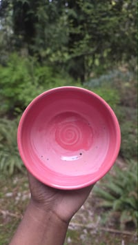 Image 1 of Small Pink Mushroom Bowl