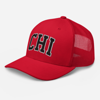 Image 5 of Chicago Red CHI Trucker Cap
