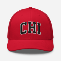 Image 1 of Chicago Red CHI Trucker Cap