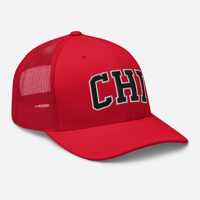 Image 8 of Chicago Red CHI Trucker Cap