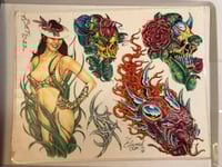 1995 Edward Lee production flash sheet laminated c-23