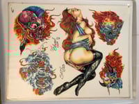 1995 Edward Lee production flash sheet laminated c-23 2