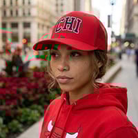 Image 3 of Chicago Red CHI Trucker Cap