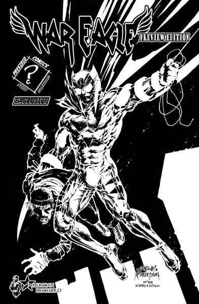 Image of WAR EAGLE PREVIEW EDITION COMIC AF15 HOMAGE COVER LIMITED TO 20 Copies