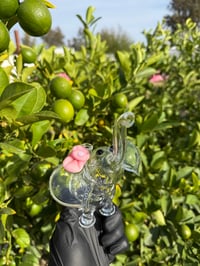Image 2 of Clear micro with blush bow