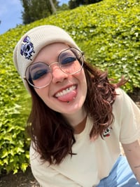 Image 2 of Roadkill Sam (Purple) Embroidered Cuffed Beanie