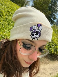 Image 1 of Roadkill Sam (Purple) Embroidered Cuffed Beanie