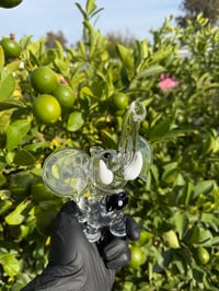 Image 1 of Micro clear elephant with bow tie and tusks 