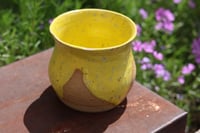 Image 1 of Speckled Yellow Bud Vase