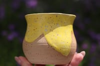 Image 3 of Speckled Yellow Bud Vase