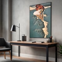 “Hibernation" Framed Canvas