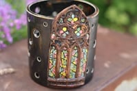 Image 1 of Cathedral Window Candle Luminary