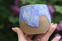 Image 4 of 8.5 Oz Blue Speckled Tumbler