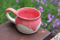 Image 1 of 14 oz Speckled Pink Drip Mug
