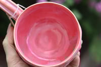 Image 4 of 13 oz Mug with Pastel Hearts and Pink Drip
