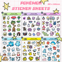 Image 2 of Pokemon Sticker Sheets ⚡️.ᐟ
