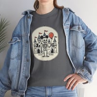 Image 6 of Skeleton at the park T-Shirt — Retro Graphic Tee