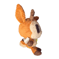 Angel Deer Mascot Keychain