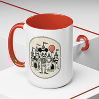 Image 9 of Skelton's Magical Day At The Theme Park. Accent Mug (11/15oz)