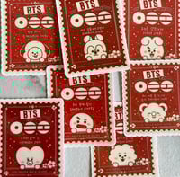 Image 1 of BTS 'Stamp Collector' Sticker