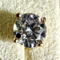 Image 3 of The Clara - Lab Diamond Stud Earrings - 0.25 CTW 10k Yellow Gold