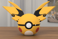 Image 1 of solid pok-e-balls non-opening