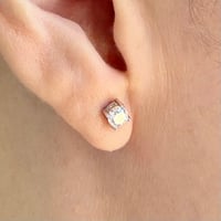 Image 1 of The Clara - Lab Diamond Stud Earrings - 0.25 CTW 10k Yellow Gold