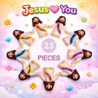Image 1 of Jesus Loves You Mini Figurines (25)