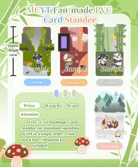 [Ready-stock] MCYT Fan-made Card Standee