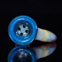Image 3 of ENCASED PEACOCK & NS YELLOW 18MM SLIDE