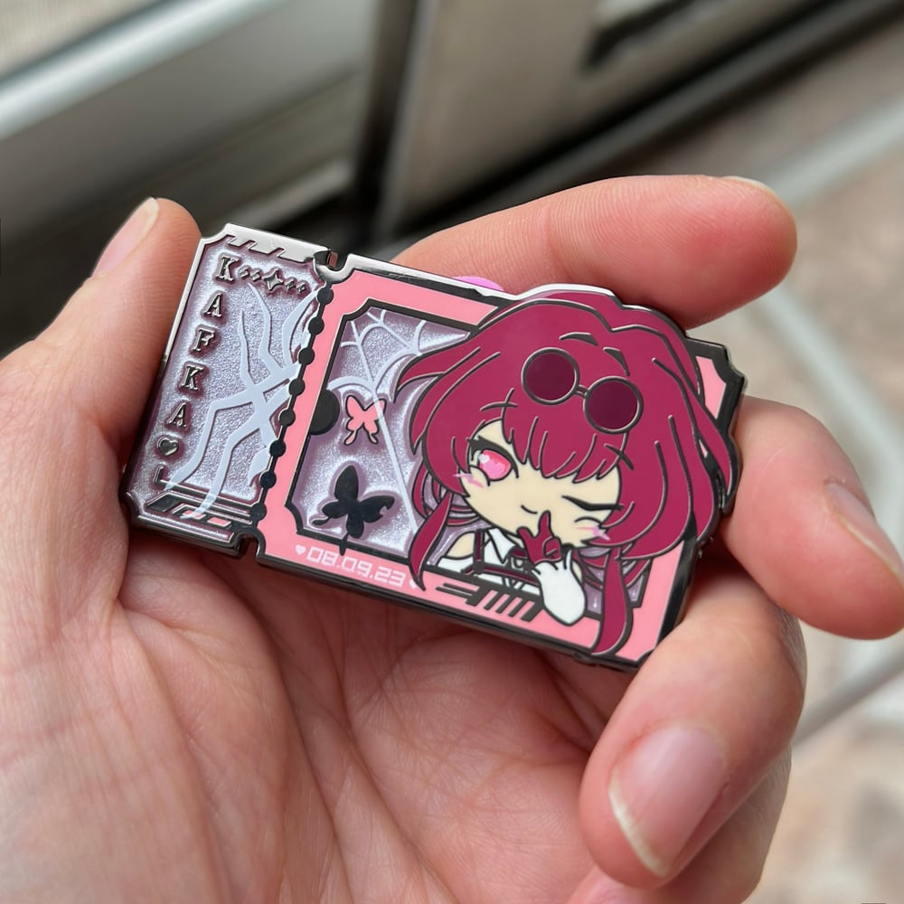 Image of Kafka Honkai Star Rail Enamel Pin