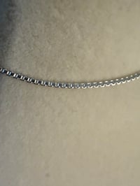 Image 3 of The Eloise - Sterling Silver Box Chain - 1mm - 16”