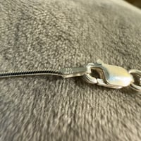 Image 2 of The Monroe - Sterling Silver Snake Chain - 0.8mm - 17”