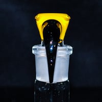 Image 2 of YELLOW OPAL & GALAXY 18MM SLIDE