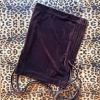 Image 2 of *:･Ruched Crop ☆ Brown Velvet ੈ✩‧₊˚