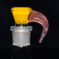 Image 1 of YELLOW OPAL & PINK LOLLIPOP 18MM SLIDE