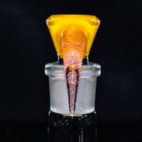 Image 2 of YELLOW OPAL & PINK LOLLIPOP 18MM SLIDE