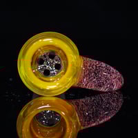 Image 3 of YELLOW OPAL & PINK LOLLIPOP 18MM SLIDE