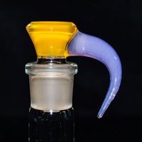 Image 1 of YELLOW OPAL & PURPLE CHEESE 18MM SLIDE