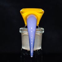 Image 2 of YELLOW OPAL & PURPLE CHEESE 18MM SLIDE