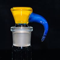 Image 1 of YELLOW OPAL & BLUEBERRY OPAL 18MM SLIDE