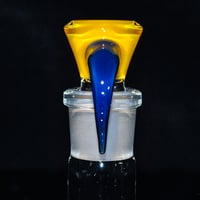Image 2 of YELLOW OPAL & BLUEBERRY OPAL 18MM SLIDE