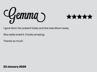 Image 5 of Printed or digital gift certificate: for future custom family tree orders