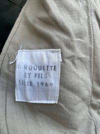 Image 5 of Vintage M-64 French Army Field Jacket 1969, 100% Cotton, Size Small/Medium. 