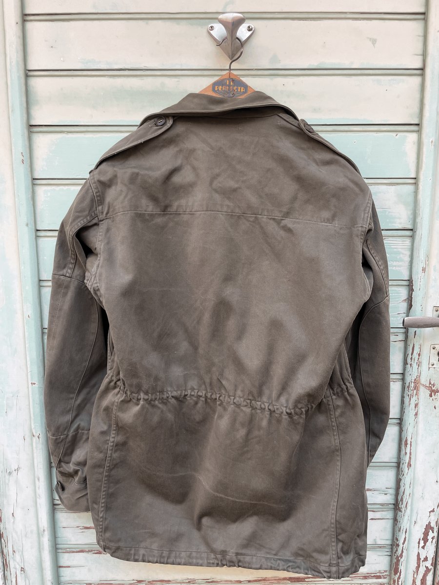 Vintage M-64 French Army Field Jacket 1969, 100% Cotton, Size