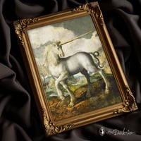 Image 2 of Unicorn Art Print | Renaissance Unicorn Painting | Maerten de Vos 1572 | Mythical Creature Wall Art